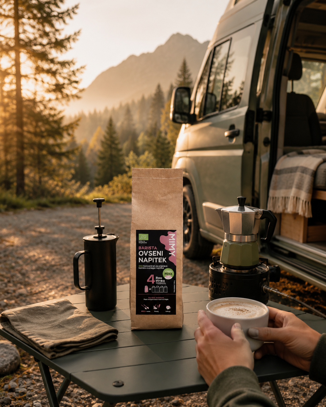 MIMY BIO Barista Ovsen napitek v prahu - poletni paketi